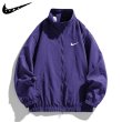 画像7: 25 Unisex ‎Not Swoosh logo Nylon Jacket ユニセックス 男女兼用 ノット スウォッシュロゴ ナイロン スタンドカラー ジップアップジャケット ウィンドブレーカー (7)