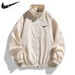画像5: 25 Unisex ‎Not Swoosh logo Nylon Jacket ユニセックス 男女兼用 ノット スウォッシュロゴ ナイロン スタンドカラー ジップアップジャケット ウィンドブレーカー (5)