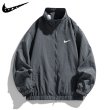 画像4: 25 Unisex ‎Not Swoosh logo Nylon Jacket ユニセックス 男女兼用 ノット スウォッシュロゴ ナイロン スタンドカラー ジップアップジャケット ウィンドブレーカー (4)