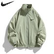 画像3: 25 Unisex ‎Not Swoosh logo Nylon Jacket ユニセックス 男女兼用 ノット スウォッシュロゴ ナイロン スタンドカラー ジップアップジャケット ウィンドブレーカー (3)
