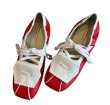 画像4: Women's Leather Personalized Color Matching Lace Up Square Head Mary Jane Sneaker Shoes　レザーパーソナライズカラーマッチングレースアップスクエアヘッドメリージェーンスニーカーシューズ (4)