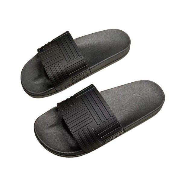 画像1: Unisex PVC Flip Flop Sandals Slippers casual shoes  ユニセックス 男女兼用2カラーフリップフロップサンダル スリッパ カジュアル シューズ  (1)