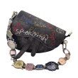 画像1: Watch belt crossbody saddle graffiti bag Single-shoulder body bag messenger bag  ユニセックス男女兼用 時計ストラップ グラフィティ サドル ショルダーバッグ ボディーバッグ  (1)
