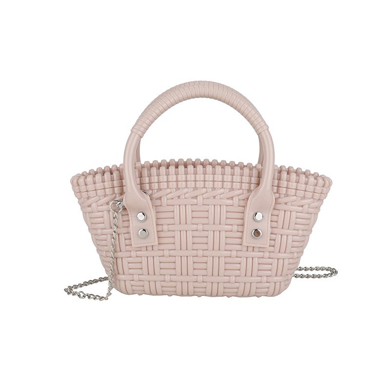 画像4: INTRECHART BRAIDED MINI TOTE SHOULDER BAG  編み込み ミニトートショルダーバッグ クラッチ かご 籠 バッグ (4)