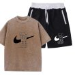 画像5: Unisex Kaws Tshirts x sweat short pants  カウズ  Tシャツ ショートパンツ セットアップ 上下  男女兼用 ユニセックス (5)