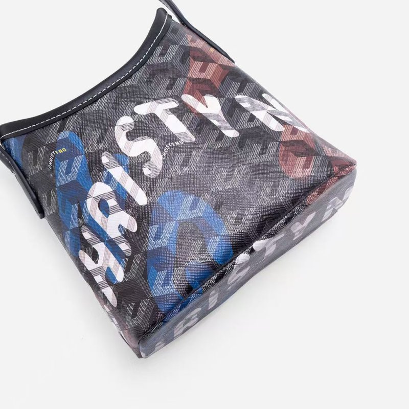 画像3: Graffiti Mini Bucket Tote Underarm Clutch Bag　 グラフィティミニバケットトートアンダーアームクラッチバッグ (3)