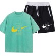 画像4: Unisex Kaws Tshirts x sweat short pants  カウズ  Tシャツ ショートパンツ セットアップ 上下  男女兼用 ユニセックス (4)