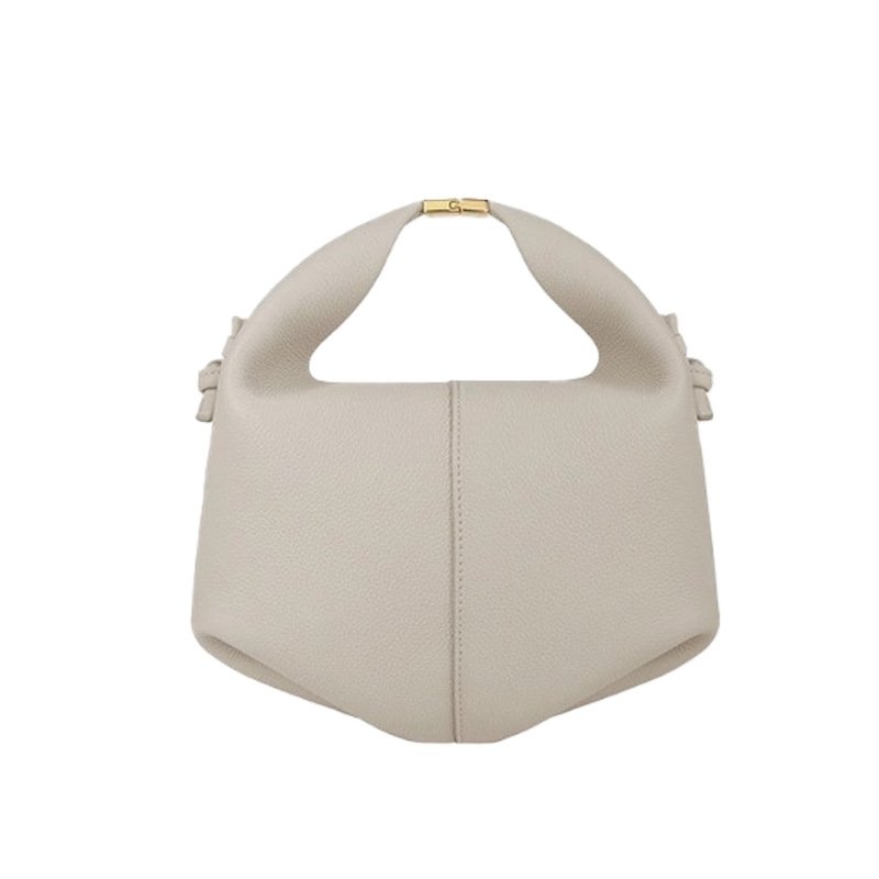 画像4: Dumpling Leather Crossbody Shoulder Pochette Bag　 ダンプリングレザークロスボディショルダーポシェットバッグ (4)