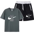 画像10: 2 Unisex Kaws Tshirts x sweat short pants  カウズ  Tシャツ ショートパンツ セットアップ 上下  男女兼用 ユニセックス (10)