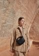 画像13: Dumpling Leather Crossbody Shoulder Pochette Bag　 ダンプリングレザークロスボディショルダーポシェットバッグ (13)