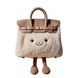 画像3: BK Smile Fur Tote Bag BK M スマイル ファー モコモコ トート ぬいぐるみ バッグ (3)