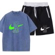 画像6: Unisex Kaws Tshirts x sweat short pants  カウズ  Tシャツ ショートパンツ セットアップ 上下  男女兼用 ユニセックス (6)
