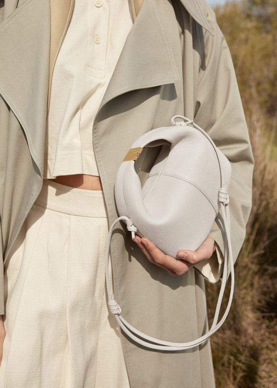 画像19: Dumpling Leather Crossbody Shoulder Pochette Bag　 ダンプリングレザークロスボディショルダーポシェットバッグ (19)