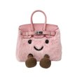 画像1: BK Smile Fur Tote Bag BK S スマイル ファー モコモコ トート ぬいぐるみ バッグ (1)