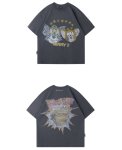 画像1: Unisex Surprised Face Tom and Jerry Vintage Style print t-shirt　 男女兼用 ユニセックスサプライズトムとジェリーヴィンテージスタイルプリントTシャツ (1)