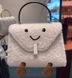 画像8: Jellycat Smile Fluffy Plush Smile Tote Shoulder Crossbody Bag　ジェリーキャットスマイルモコモコぬいぐるみスマイルトート ショルダークロスボディーバッグ (8)