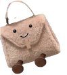 画像3: Jellycat Smile Fluffy Plush Smile Tote Shoulder Crossbody Bag　ジェリーキャットスマイルモコモコぬいぐるみスマイルトート ショルダークロスボディーバッグ (3)