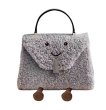 画像2: Jellycat Smile Fluffy Plush Smile Tote Shoulder Crossbody Bag　ジェリーキャットスマイルモコモコぬいぐるみスマイルトート ショルダークロスボディーバッグ (2)