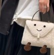 画像4: Jellycat Smile Fluffy Plush Smile Tote Shoulder Crossbody Bag　ジェリーキャットスマイルモコモコぬいぐるみスマイルトート ショルダークロスボディーバッグ (4)