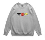 画像1: Women's Mickey Trainer Sweat Pullover sweater  ユニセックス男女兼用  ミッキースウェットトレーナー長袖セータープルオーバー　 (1)