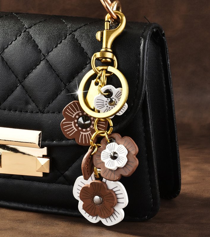 画像4: Flower Chain Accessory Keychain Bag Charm 　フラワーチェーンアクセサリーキーホルダーバックチャーム ファッションチャーム (4)