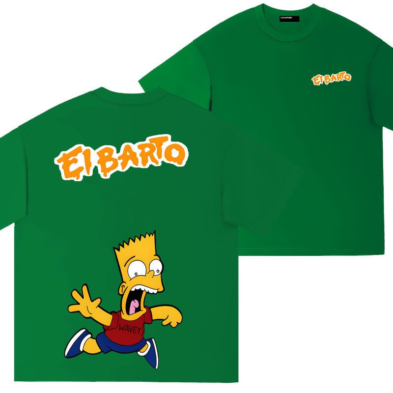 画像8: Unisex The Simpsons Surprise Face Bart Simpson print t-shirt　 男女兼用 ユニセックスシンプソンズスプライズバートシンプソンプリントTシャツ　キッズサイズあり (8)