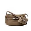 画像4: Genuine Leather Move Kelly Dumpling Bag Two-in-One Mini Shoulder Saddle Bag　本革ムーブケリーダンプリングバッグツーインワンミニショルダー斜め掛けサドルバッグ (4)