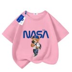画像4: NASA × take a photo Bear PrintT shirt ユニセックス 男女兼用 NASA ナサ × 写真 ベア 熊 プリント 半袖  Tシャツ 男女＆キッズユニセックス 子供 (4)