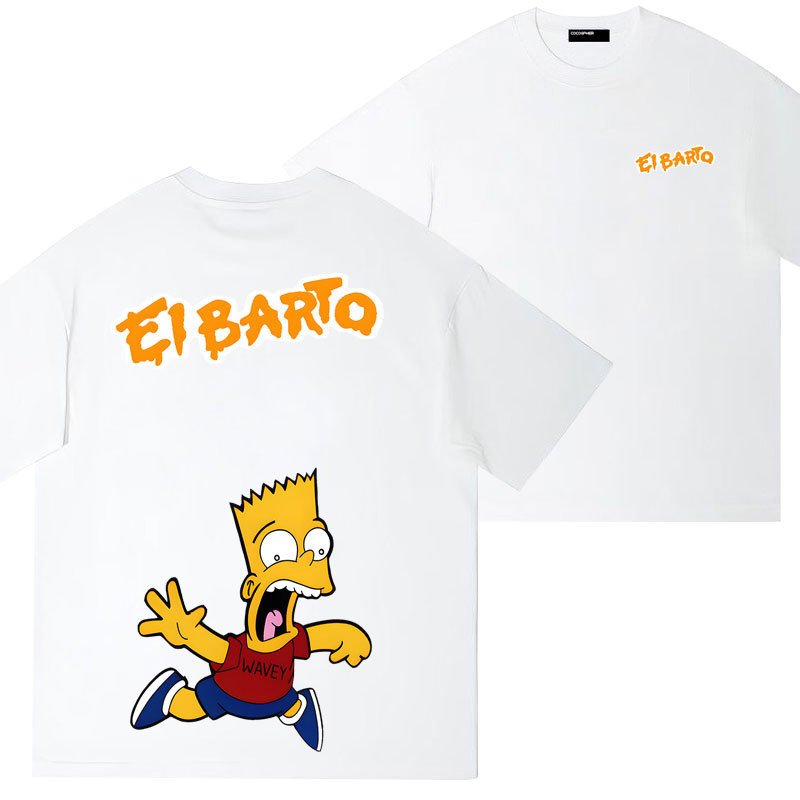 画像9: Unisex The Simpsons Surprise Face Bart Simpson print t-shirt　 男女兼用 ユニセックスシンプソンズスプライズバートシンプソンプリントTシャツ　キッズサイズあり (9)