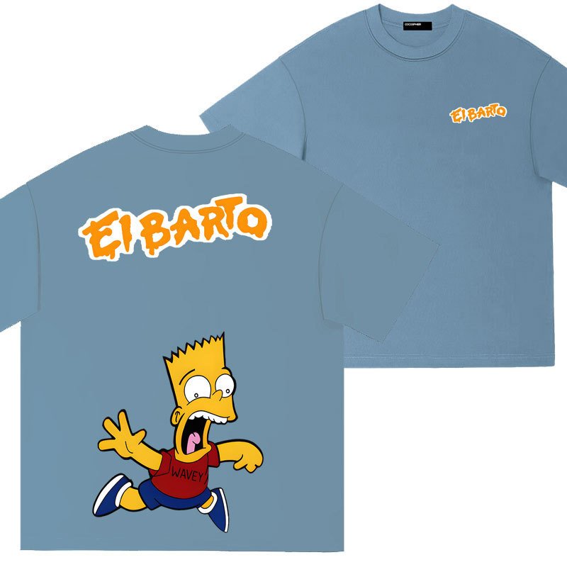 画像5: Unisex The Simpsons Surprise Face Bart Simpson print t-shirt　 男女兼用 ユニセックスシンプソンズスプライズバートシンプソンプリントTシャツ　キッズサイズあり (5)
