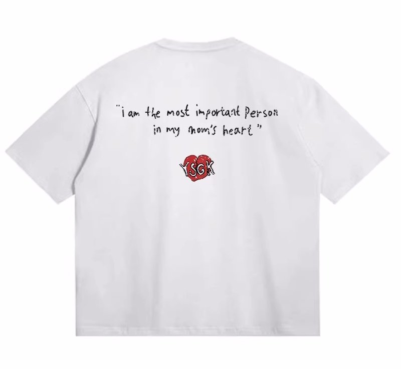 画像3: Unisex Classic Mickey Mouse & Hearts  print t-shirt　 男女兼用 ユニセックスクラシックミッキーマウス＆ハートプリントヒップホップTシャツ　 (3)