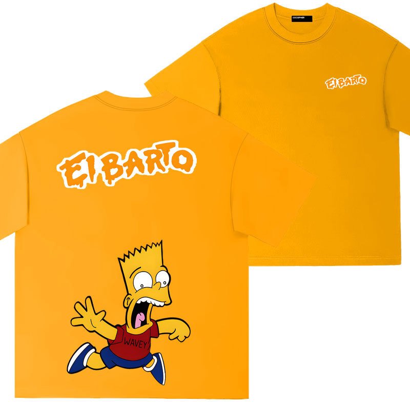 画像6: Unisex The Simpsons Surprise Face Bart Simpson print t-shirt　 男女兼用 ユニセックスシンプソンズスプライズバートシンプソンプリントTシャツ　キッズサイズあり (6)