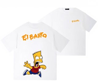 unisex The Simpsons box bart simpson Print T-Shirt シンプソンズ