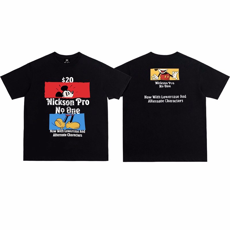 画像3: Loose Box Old Mickey Mouse PrintT shirt  ユニセックス 男女兼用ボックスオールドミッキーマウスプリント 半袖  Tシャツ  (3)