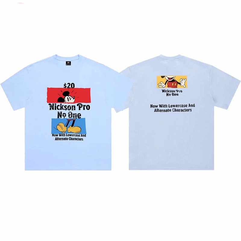 画像4: Loose Box Old Mickey Mouse PrintT shirt  ユニセックス 男女兼用ボックスオールドミッキーマウスプリント 半袖  Tシャツ  (4)