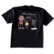 画像1: Basketball doodle vintage style PrintT shirt  ユニセックス 男女兼用バスケットボール落書きプリント 半袖  Tシャツ  (1)