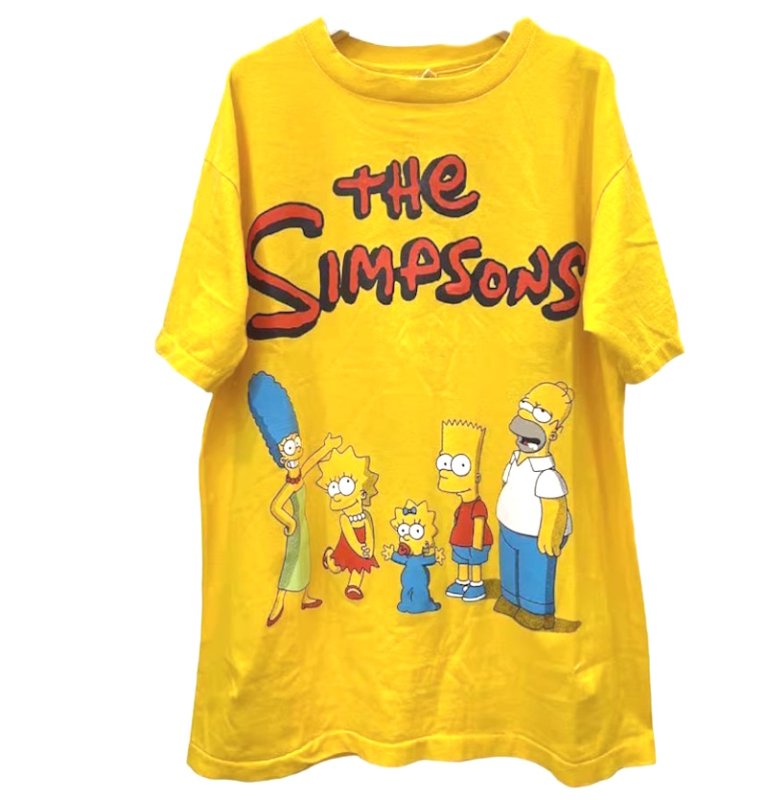 画像3: The Simpsons Family Cute Sweet Donuts Creative Short Sleeve T-Shirt　ユニセックス 男女兼用シンプソンファミリー＆スイートドーナツプリント 半袖  Tシャツ  (3)