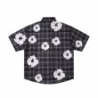 画像5:  Unisex Tears Kapok Foam Flower Print Shirt & Shorts Set  ティアーズ カポックフォームフラワープリント シャツ＆ショートパンツセットアップ上下  男女兼用 ユニセックス (5)