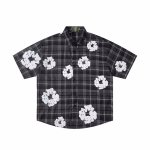 画像3:  Unisex Tears Kapok Foam Flower Print Shirt & Shorts Set  ティアーズ カポックフォームフラワープリント シャツ＆ショートパンツセットアップ上下  男女兼用 ユニセックス (3)