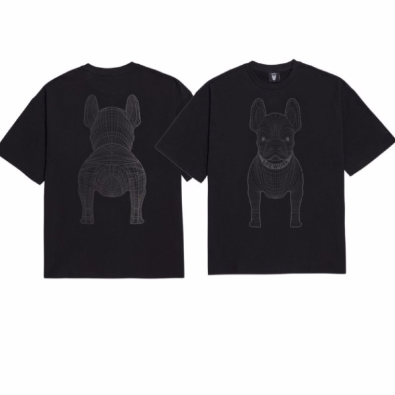 画像8: French Bulldog Pattern PrintT shirt  ユニセックス 男女兼用フレンチブルドッグプリント 半袖  Tシャツ  (8)