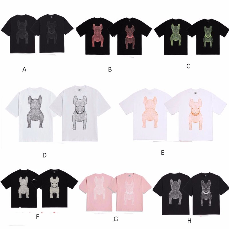 画像12: French Bulldog Pattern PrintT shirt  ユニセックス 男女兼用フレンチブルドッグプリント 半袖  Tシャツ  (12)