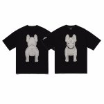 画像7: French Bulldog Pattern PrintT shirt  ユニセックス 男女兼用フレンチブルドッグプリント 半袖  Tシャツ  (7)