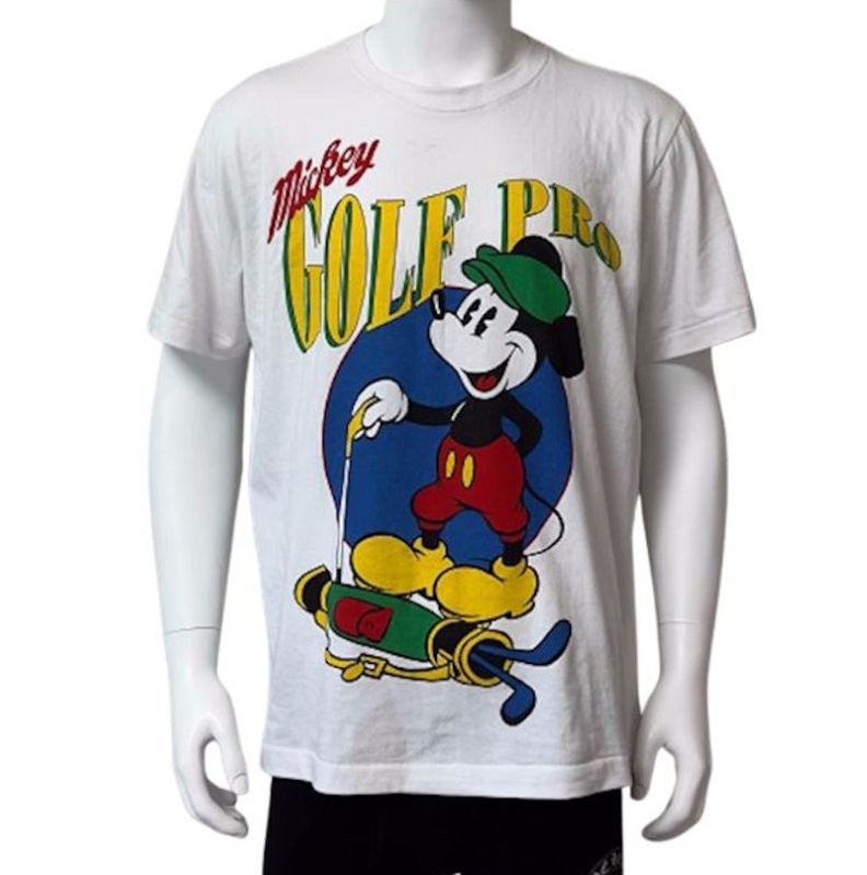 画像2: Mickey Golf Pro Print Tshirt   ユニセックス 男女兼用ミッキーゴルフプロプリント 半袖  Tシャツ  (2)