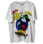 画像1: Mickey Golf Pro Print Tshirt  　ユニセックス 男女兼用ミッキーゴルフプロプリント 半袖  Tシャツ  (1)