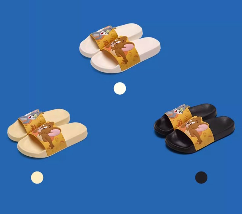 画像8: tom and jerry  Tom & Jerry slippers flip flops soft bottom sandals slippers ユニセックス男女兼用トム＆ジェリートムとジェリープラットフォームフリップフロップサンダルシャワーサンダル ビーチサンダル　 (8)