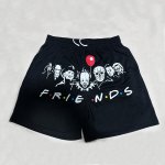 画像3: RAIN cartoon Print mesh short pants   ユニセックス 男女兼用 RAINアニメ プリント メッシュショートパンツ  (3)