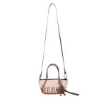 画像1: CARE CARD FOR MERGE A DAY BAG MICRO SAND DUNE Straw Tote shoulder bag merge ロゴ 編み込み カゴ ニット トート ショルダー ミニ バッグ (1)