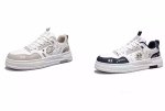 画像5: Unisex Smile kaws Leather Lace-up Sneakers  　男女兼用 ユニセックススマイルカウズレザーレースアップ ペイント スニーカー (5)