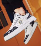 画像6: Unisex Smile kaws Leather Lace-up Sneakers  　男女兼用 ユニセックススマイルカウズレザーレースアップ ペイント スニーカー (6)