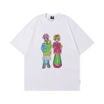 画像6: Oversized Sailor Moon ＆ Bow Short Sleeve Graffiti Print Tshirts  美少女戦士セーラームーン リボン 落書き プリント 半袖Tシャツ  男女兼用 ユニセックス (6)